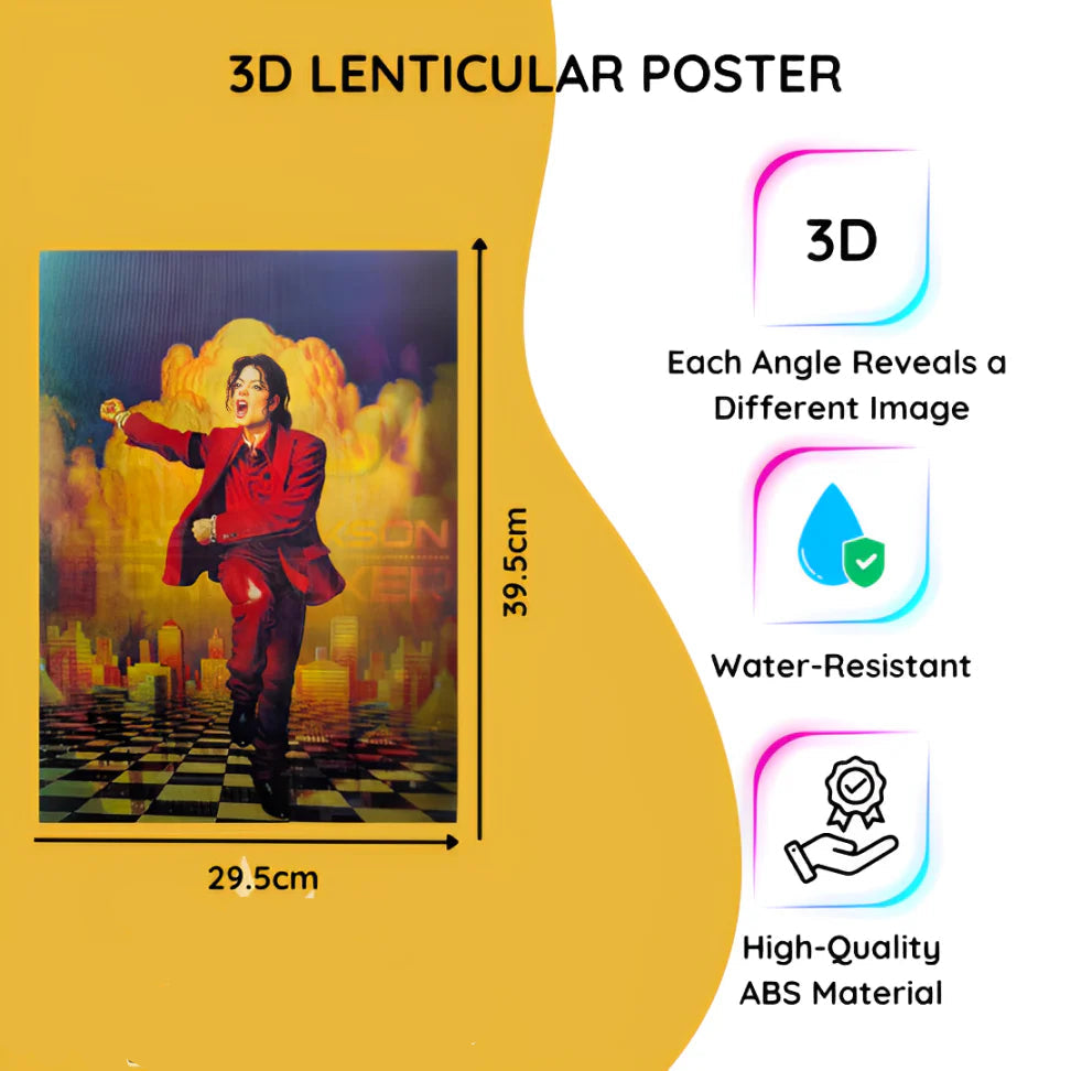King of the Pop 3D Poster